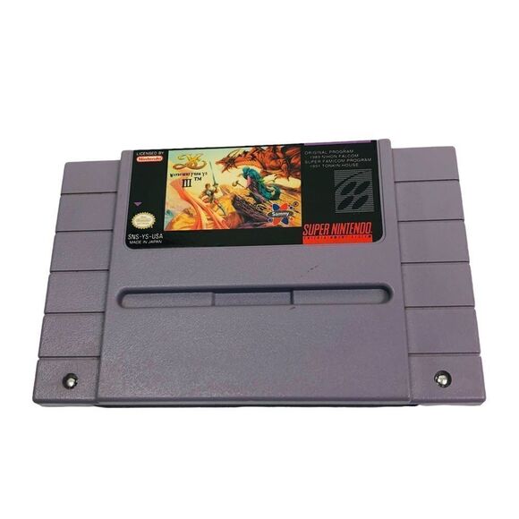 Super Nintendo Wanderers From Ys III Game - Picture 1 of 3